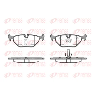 0265.40 Kit de plaquette de frein AR E46