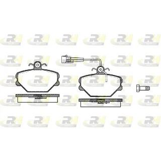 05P102 226402 KIT PLAQUETTE DE FREIN TIPO TEPRA UNO PANDA 85-96