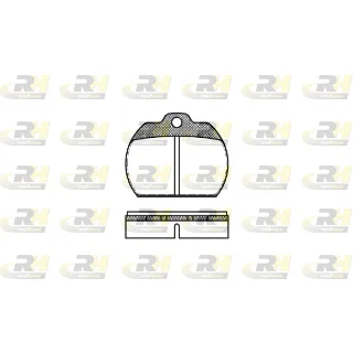 05P130 208200 KIT PLAQUETTE DE FREIN VW POLO86
