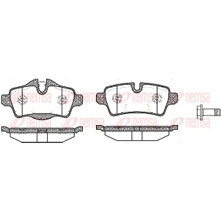 05P1481 1344.00 Kit de plaquette de frein AR Mini