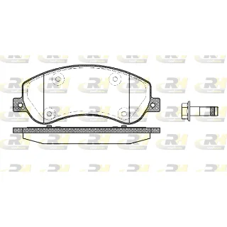 05P1679 2125000 Kit de plaquette de frein (VW AMAROK 2.0)