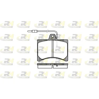 05P195 203504 KIT PLAQUETTE DE FREIN C15 PSA 104 LNA