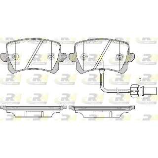 05P216 213420 KIT PLAQUETTE DE FREIN PASSAT B5 AUDI 100 80