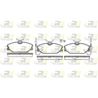 05P258 220802 KIT PLAQUETTE DE FREIN ESPACE SCENIC SAFRANE 92-96