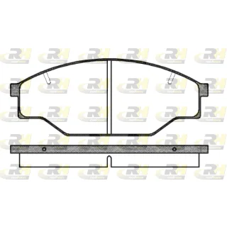 05P266 219710 KIT PLAQUTTE DE FREIN TOYOTA HILUX 1
