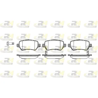 05P811 295702 Kit de plaquette de frein AV Zafira