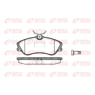 0634.00 Kit de plaquette de frein (206+ Xsara)