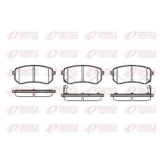 1135.02 Kit de plaquette de frein AR Kia picanto 2006