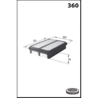 ELP9365 Filtre a air KIA