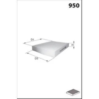 Hb210 - JLR7257 FILTRE HABITALCE KIA