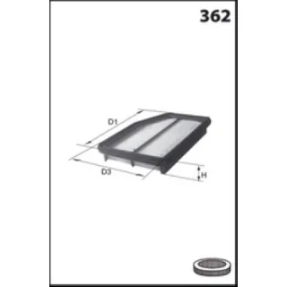 P689 FILTRE A AIR KIA HUINDAI