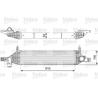 VALEO 818633 intercooler quashqai